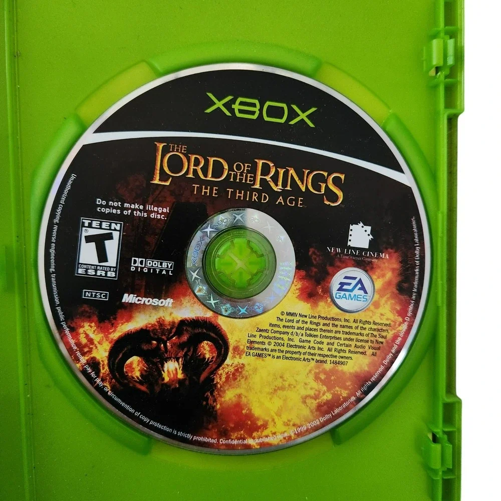 Xbox The‎ Lord of the Rings The Third Age Game